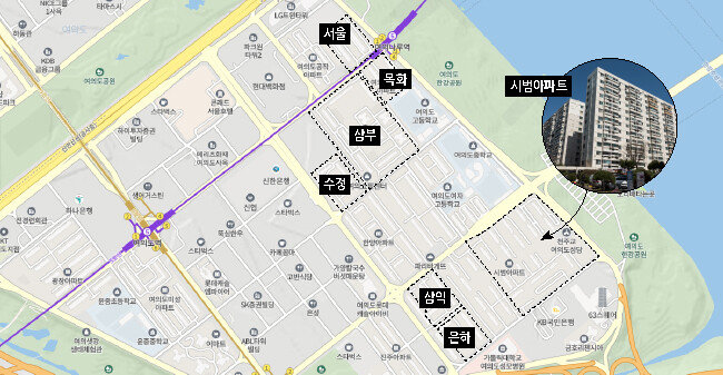 여의도동 시범아파트는 1971년 지어진 최초의 고층 아파트로 현대식 설비를 갖춰 당시 지어지는 아파트의 표본이 됐다. [조영철 기자]