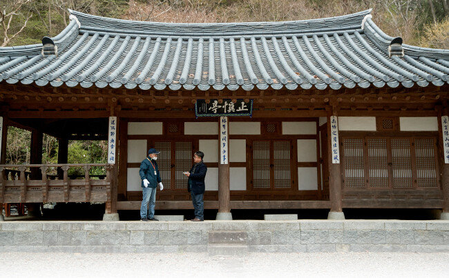 허준 선생이 말년을 보낸 지신정.  [홍중식 기자]