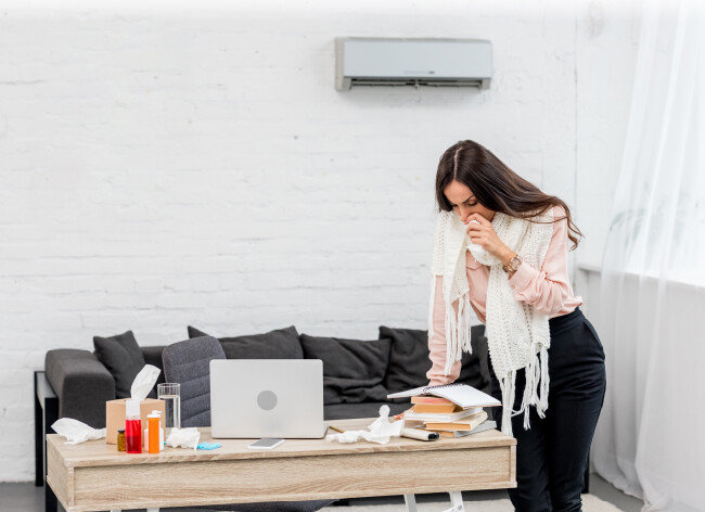 실내와 외부 온도 차가 큰 여름철에는 냉방병에 걸리기 쉽다. [Gettyimage]
