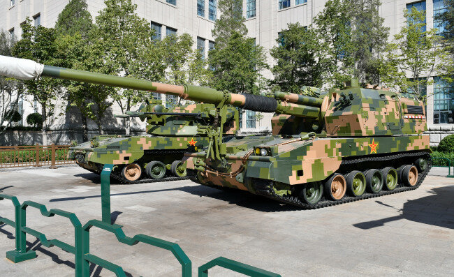 중국이 개발한 PLZ-05 자주곡사포. [Gettyimage]