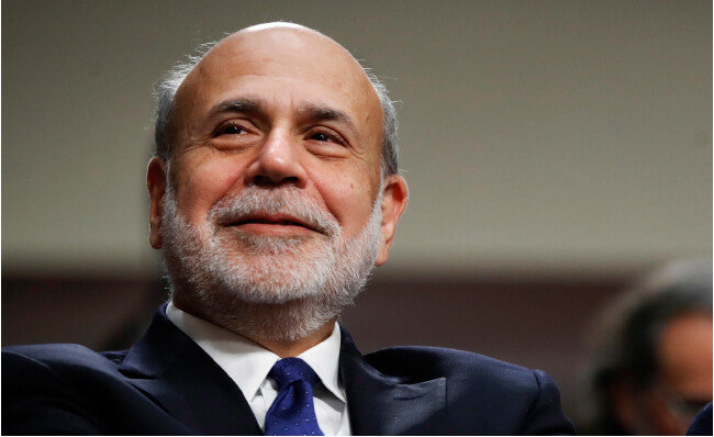 올해 노벨경제학상 공동 수상자인 벤 버냉키 전 미국 연방준비제도(Fed·연준) 의장. [AP=뉴시스]