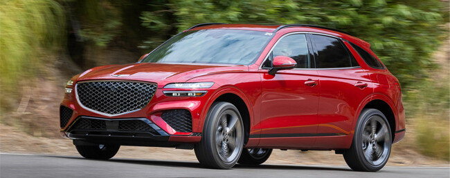 2021년 10월 모터트렌드 선정 ‘올해의 SUV’로 꼽힌 제네시스 GV70. [현대차그룹]