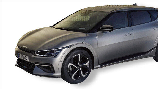 ‘2022 유럽 올해의 차(Europe Car of the Year, ECOTY)’로 선정된 기아 EV6. [현대차그룹]