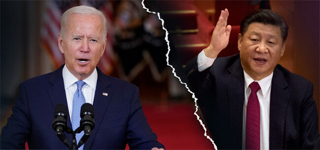 조 바이든 미국 대통령(왼쪽)과 시진핑 중국 국가주석. [AP뉴시스]