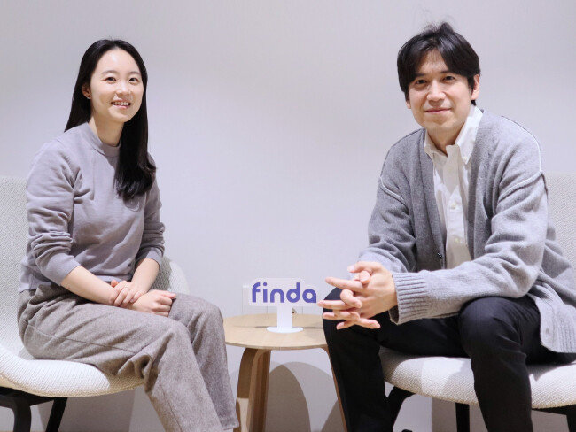 이혜민 핀다 공동대표(왼쪽)와 박홍민 공동대표. [핀다]