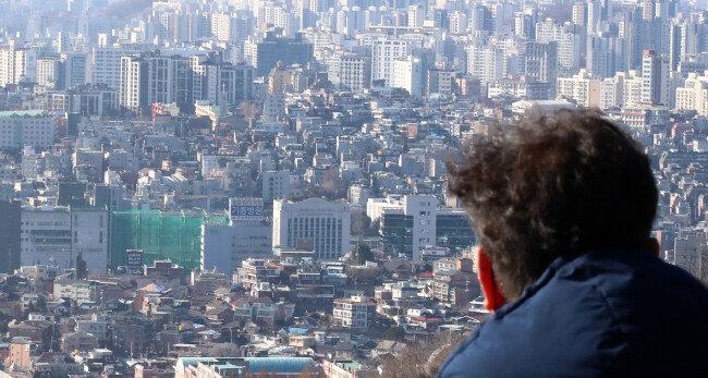 1월 3일 서울 중구 남산에서 바라본 서울 시내. [전영한 동아일보 기자]