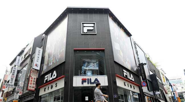 휠라키즈 명동점. [뉴스1]