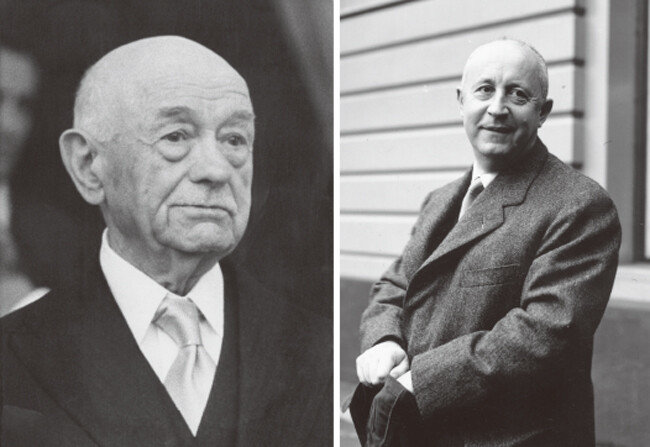 마르셀 부삭(왼쪽)과 크리스티앙 디오르. [Gettyimage]