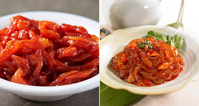 감칠맛을 돋우는 오징어 젓갈. [gettyimages]