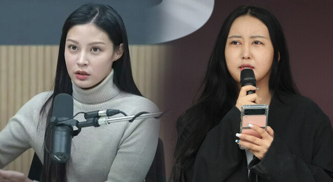 6일 유튜브 방송 ‘김어준의 겸손은 힘들다 뉴스공장’에 출연한 조민(왼쪽) 씨와 지난해 5월 강용석 무소속 경기도지사 후보 유세에서 찬조 연설을 하는 정유라 씨. [김어준 유튜브 채널 화면 캡처, 뉴스1]