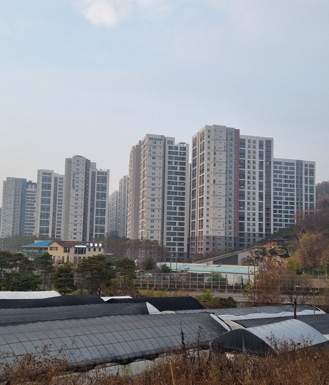 경기 성남시 분당구 백현동의 옛 한국식품연구원 부지에 들어선 아파트 단지. [동아DB]