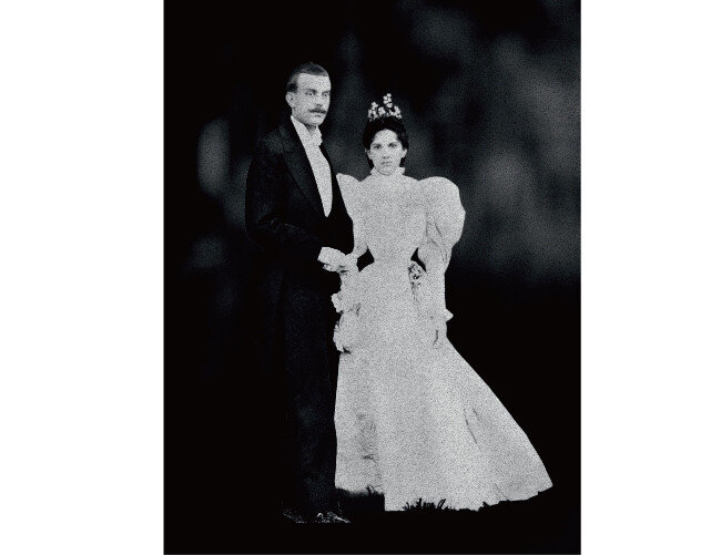 알프레드 반 클리프와 에스텔 아펠 부부. [반클리프아펠]