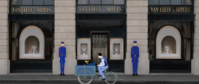 영화 ‘파리의 딜릴리(Dilili à Paris)’에 등장한 반클리프 아펠. [반클리프아펠]