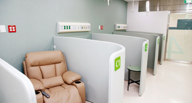 경환자진료구역. [고려대안암병원]