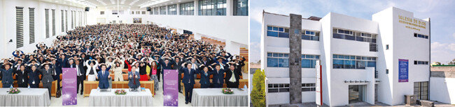 올 초 헌당식을 개최한 멕시코 멕시코시티(좌)와 푸에블라의 교회.