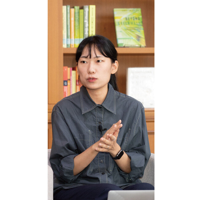 박혜민 뉴웨이즈 대표는 정당들이 청년 정치인 양성에 진심이라면 기회를 여는 것 이상으로 기회가 열렸을 때 진입할 수 있는 조직 체계 변화를 만드는 것이 필요하다고 말했다. [지호영 기자]