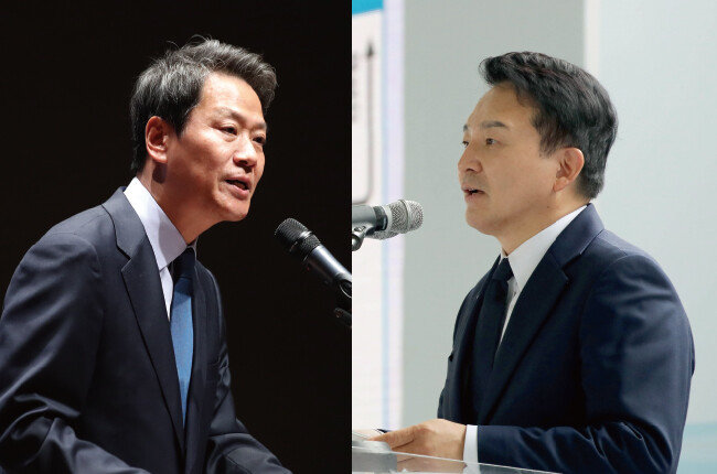 임종석 전 대통령비서실장(왼쪽), 원희룡 국토교통부 장관. [뉴스1, 동아DB]