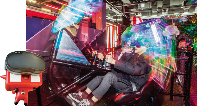인천 송도에 자리한 VR 테마파크 ‘몬스터VR'은 친구, 연인, 가족이 함께 즐길 수 있는 테마파크다.
 [조영철 기자]