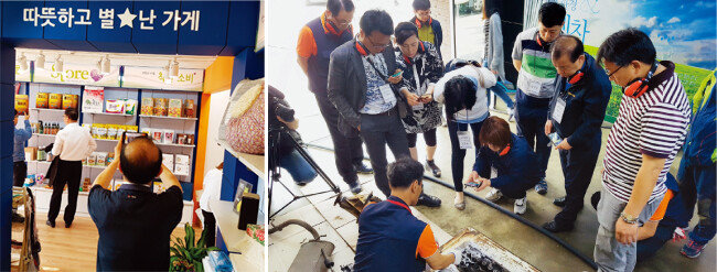 다울사회적협동조합은 건물 1층에 사회적기업 상품 판매장(왼쪽)을 만들고 다양한 교육을 진행하는 등 여러 사회적협동조합과 사회적기업 협력의 허브 구실을 하고 있다. [사진 제공·다울사회적협동조합]