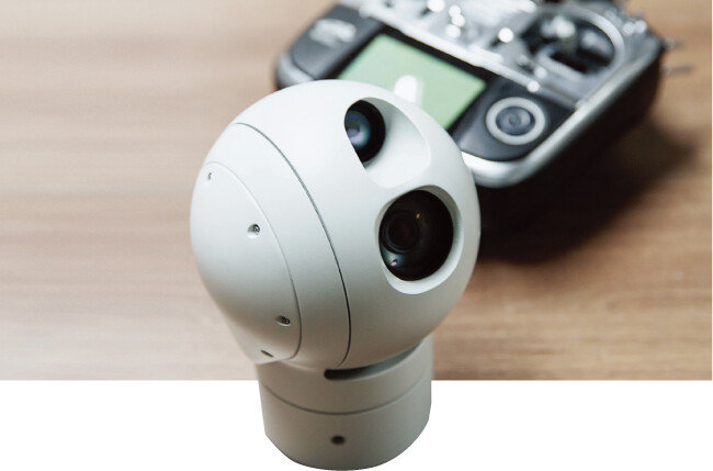 카메라 여러 대가 360도 회전하는 ‘짐벌’. [김도균 기자]