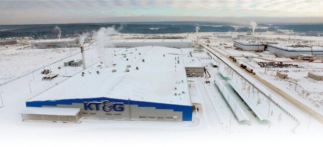 KT&G 러시아 공장 전경.
