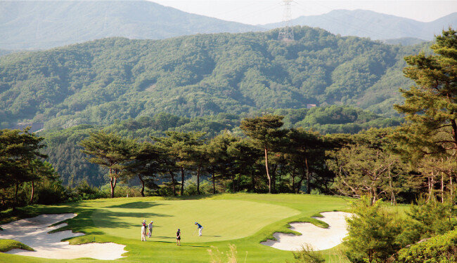 송호 대표가 설계한 경기 광주 남촌컨트리클럽. [사진 제공 · 김맹녕]