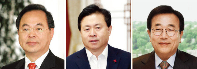 오거돈 전 해양수산부 장관, 김영춘 해양수산부 장관, 서병수 부산시장 [동아DB, 뉴시스]