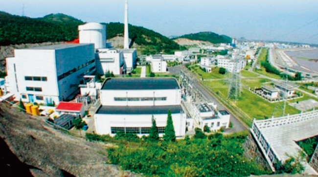 중국 최초 원전인 친산 1호기. [CNNC]