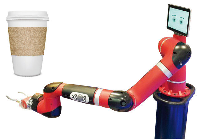 로봇 바리스타. [김범석 기자]
