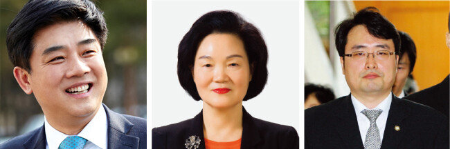 김병욱 민주당 의원, 윤종필 자유한국당 의원, 이헌욱 변호사.(왼쪽부터)
