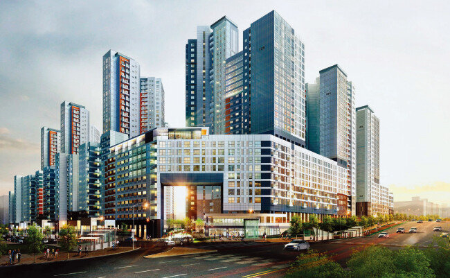 디에이치자이개포 완공 이후 조감도. [사진 제공·현대건설]