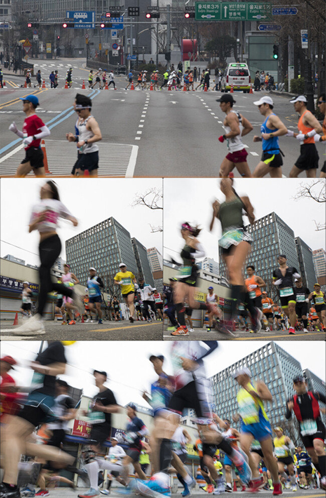 광화문을 출발해 시내를 도는 코스. [조영철 기자]