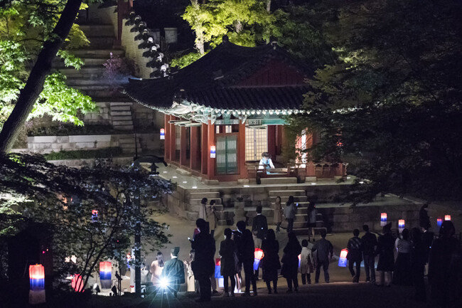 조선시대 과거시험장으로 사용된 영화당.
