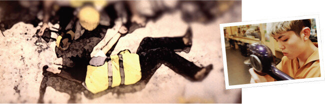 강원 강릉시 한 미용실에서 미용사로 일하는 아들 심석 군. 