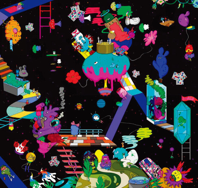 김가영 ‘03 flash delirium’, 디지털일러스트레이션, 100×100cm, 2015