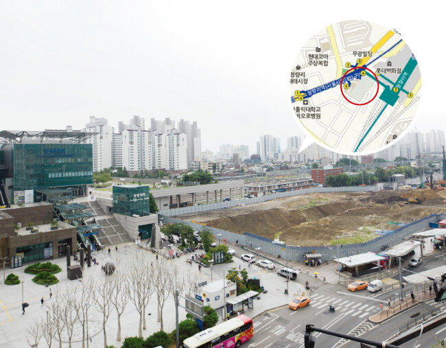 서울 동대문구 청량리역 인근 집창촌이던 청량리4구역은 현재 터파기 공사가 한창이다. 5년 뒤 주거복합단지인 ‘청량리 롯데캐슬 SKY-L65’가 들어설 예정이다. 