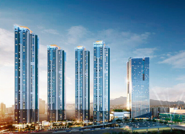 ‘청량리 롯데캐슬SKY-L65’ 조감도. [롯데건설 홈페이지]