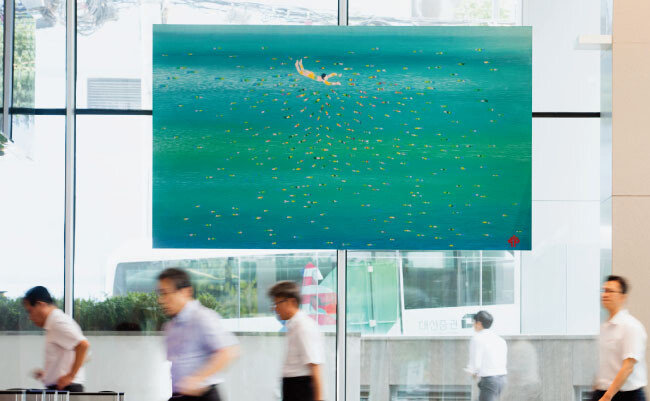 김병종, ‘카리브  ·  어락Ⅱ’, 2008 [지호영 기자]