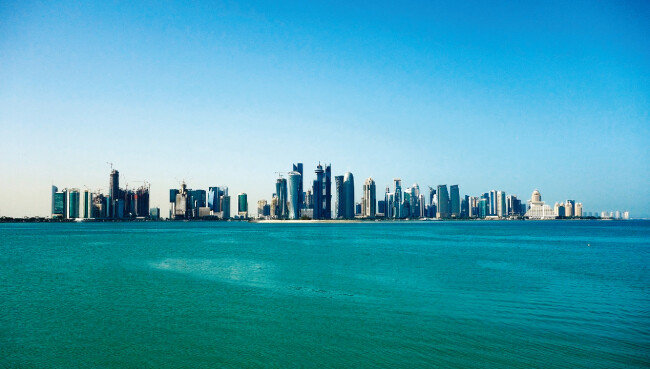 카타르 수도 도하에 즐비한 고층빌딩들. [위키피디아]