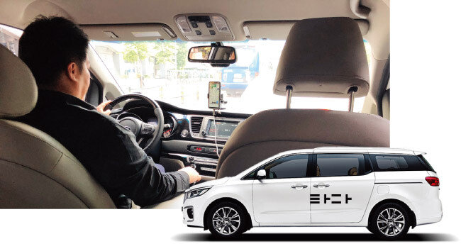 11인승 승합차로 승차공유 서비스를 제공하는 ‘타다’가 10월 8일 공식  출범했다. [정혜연 기자]