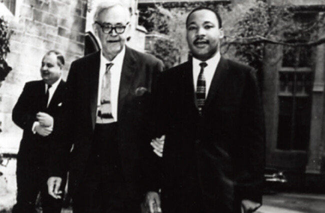 칼 바르트(왼쪽)와 마틴 루터 킹. [칼 바르트 아카이브]