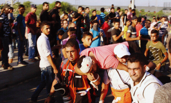 한편 이스라엘군이 점령한 팔레스타인 서안지구에서 10월 7일 팔레스타인 주민이 이스라엘인에게 총격을 가해 2명이 숨지고 1명이 중상을 입었다. [AP=뉴시스]
