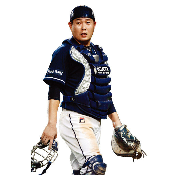 NC 다이노스와 총액 125억 원에 계약하며 올해 FA 타자 최대어로 점쳐지는 양의지. 리그 최고 포수로 2018 시즌 골든글러브를 수상했다. [동아DB] 