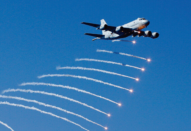 일본 해상자위대의 P-1 대잠초계기. [뉴시스]