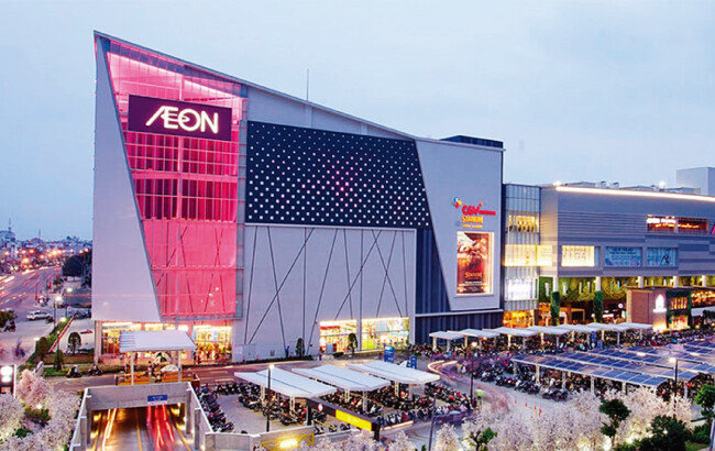 일본 유통업체 이온그룹이 베트남 빈탄에 개장한 대형쇼핑몰. [AEON]