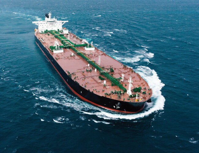 대우조선해양이 건제조한 초대형 원유 운반선(VLCC). [사진 제공 · 대우조선해양]