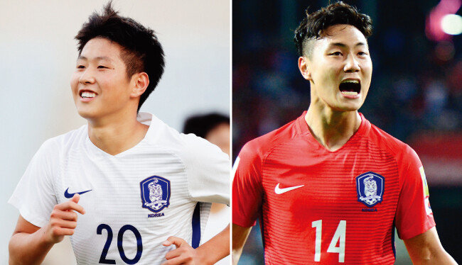 이강인, 백승호 [대한축구협회 홈페이지, 동아DB]