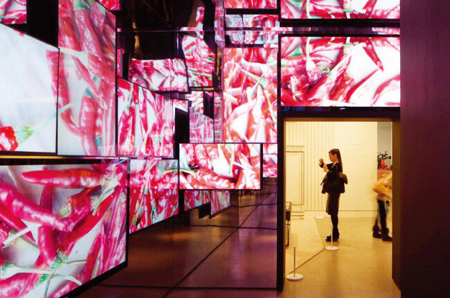 2013년 ‘헬로, 마이 네임 이즈 폴 스미스’ 영국 런던디자인뮤지엄 전시 사진. [designmuseum.org]