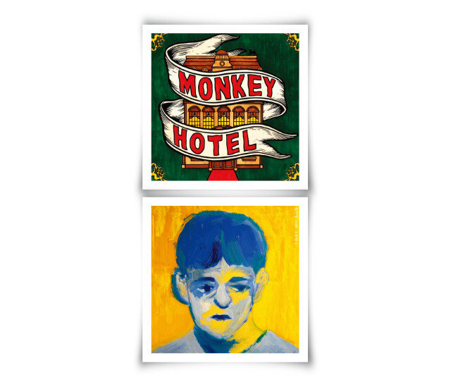 잔나비 1집 ‘Monkey Hotel’(위)과
2집 ‘전설’.