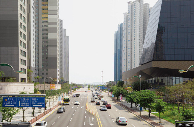 아파트 단지 사이로 GTX-A노선 ‘킨텍스역’이 뚫릴 예정이다. [박해윤 기자]